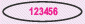 (OVAL NUMBER)